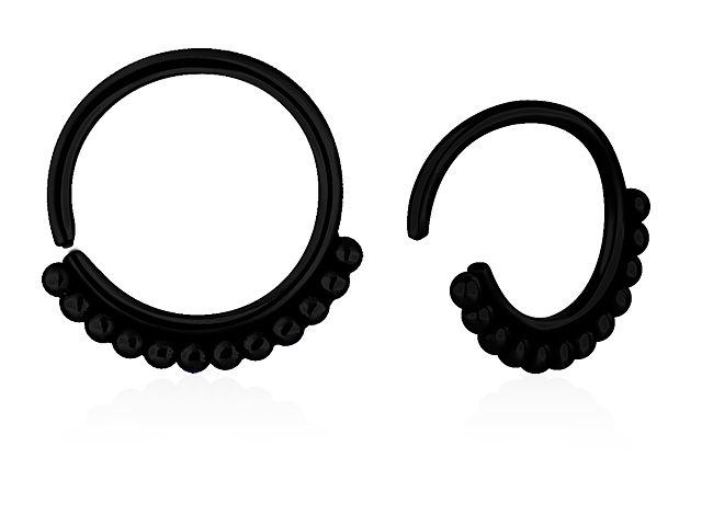 BLACK PVD STEEL CASTING ANNEALED RING