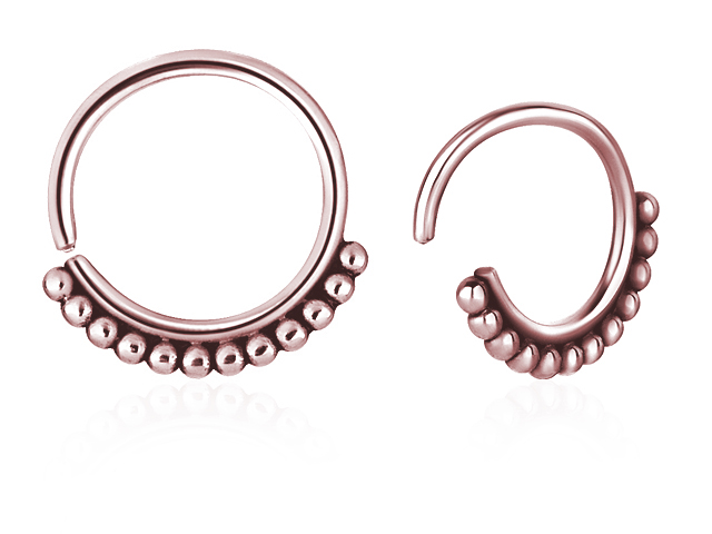 ROSE GOLD PVD STEEL CASTING ANNEALED RING