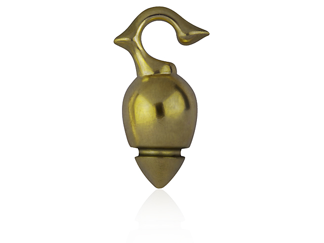 TRIBAL BRASS EAR WEIGHT (19 GRAM, SOLD BY PCS)