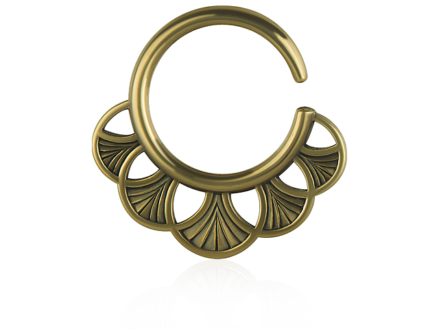 TRIBAL BRASS EAR WEIGHT (14.5 GRAM, SOLD BY PCS)