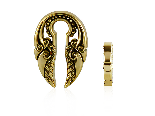 TRIBAL BRASS EAR WEIGHT  (27 GRAM, SOLD BY PCS)