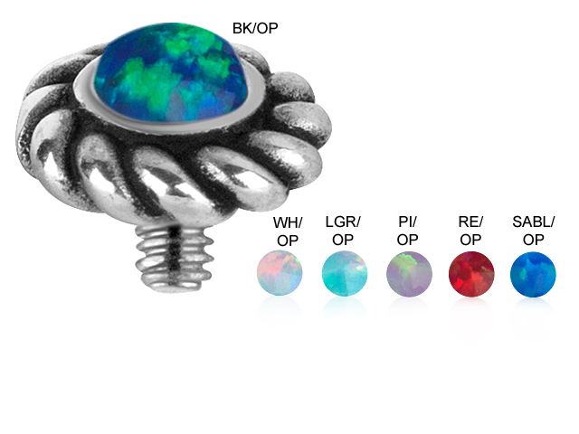 SS316L INTERNAL MICRO ATTACHMENT WITH OPAL