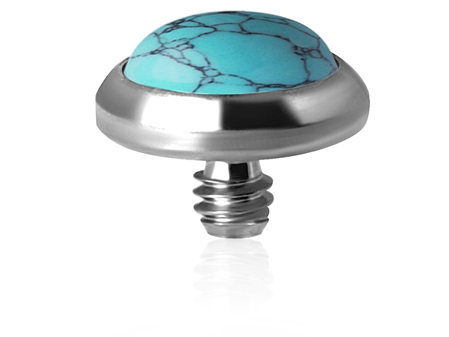 TITANIUM 5MM CREATED GEMS  ATTACHMENT (FOR 1.6MM INTERNAL)