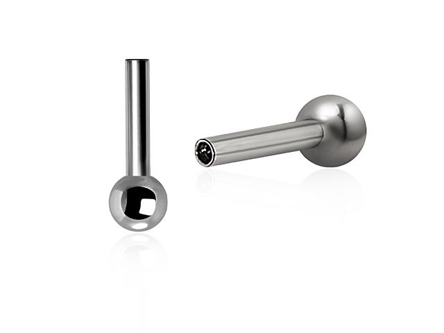 TITANIUM ONE SIDE INT. THREADED MICRO BARBELLS (0.8mm INT. THREA