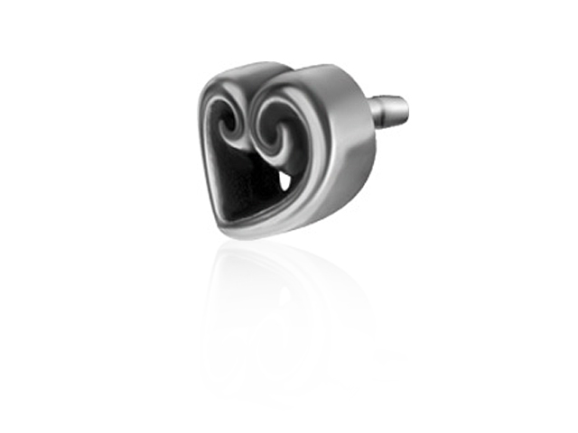 STEEL CASTING ATTACHMENT (HEART) FOR BIOPLAST® INTERNAL LABRET