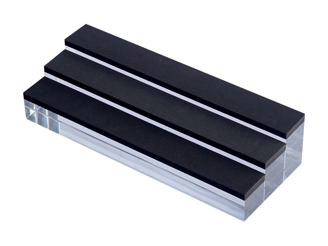 LONG ACRYLIC PLAIN DISPLAY BLOCKS (SET OF 3)