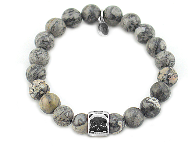 Armband mit Edelstahlbead