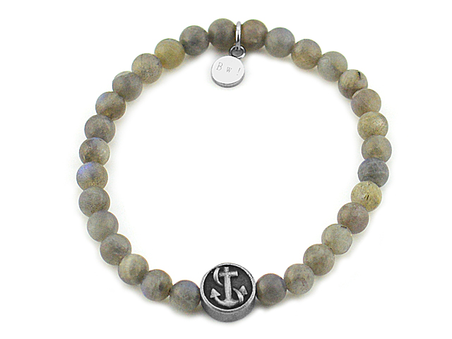 Armband "Anker" mit Edelstahlbead