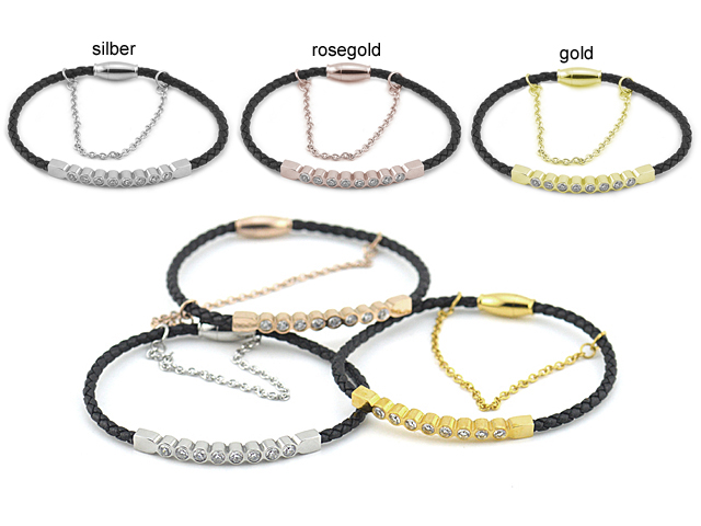 Lederarmband "Loumage"