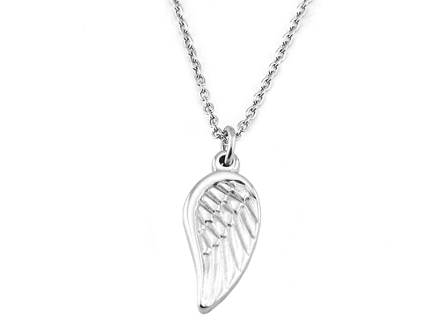 Edelstahlkette mit Flügel (2x1cm)