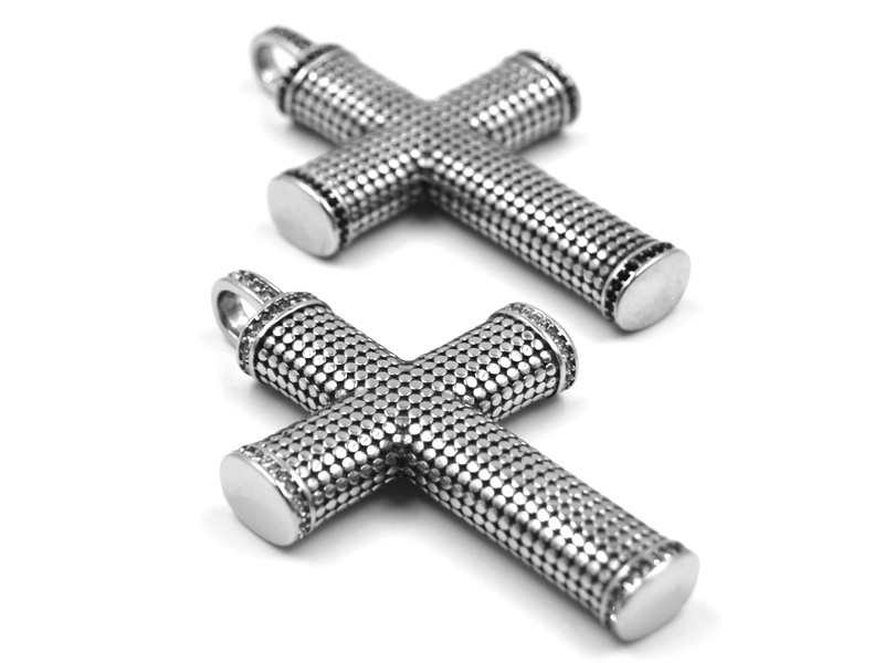 Edelstahlanhänger "Kreuz"