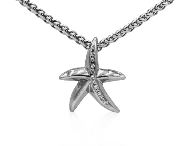 Edelstahlanhänger "Seestern"