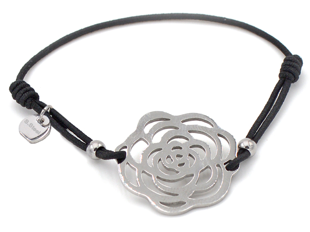 Armband "Rose" mit Edelstahl