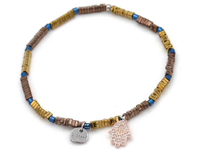 Armband "Hand Fatimas" mit Edelstahl