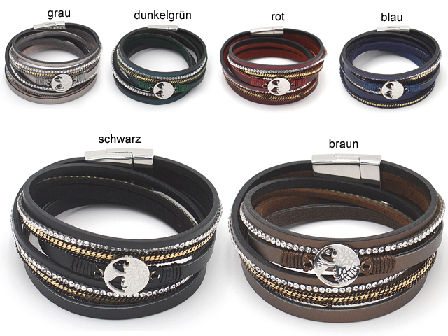 Lederarmband "Tree of Life"