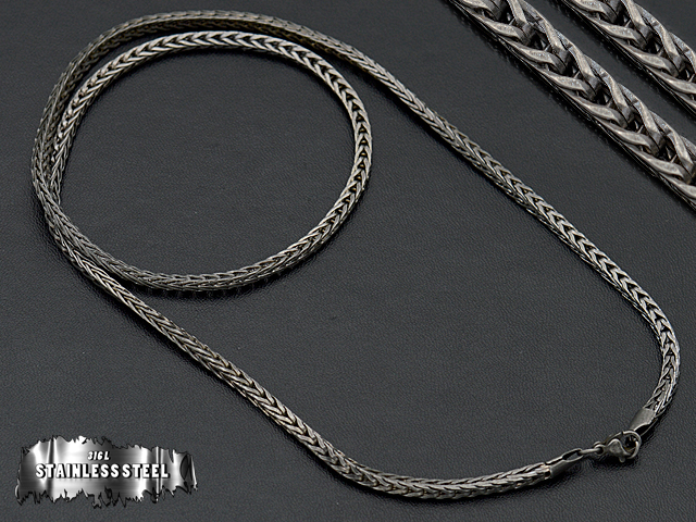 Edelstahlkette Vintage Look