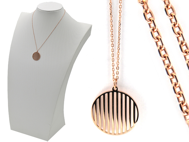 Edelstahlkette Rosegold