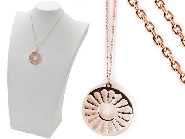 Edelstahlkette Rosegold