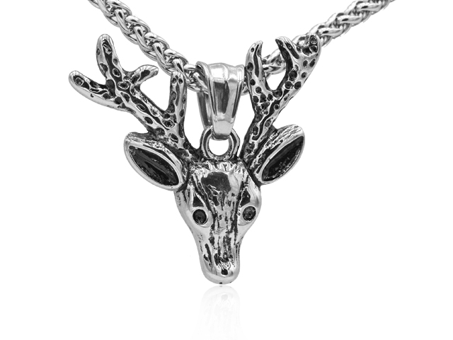 Edelstahlanhänger "Hirsch"