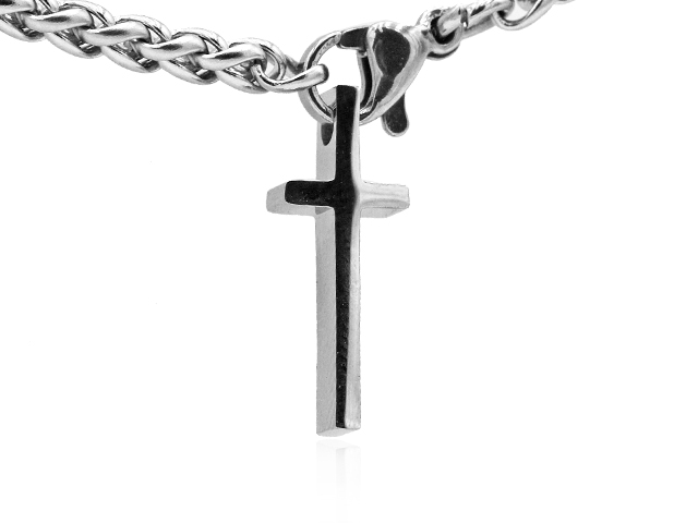 Edelstahlanhänger "Kreuz"