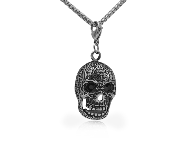 Edelstahlanhänger "Skull"