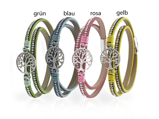 LEDERARMBAND "TREE OF LIFE"
