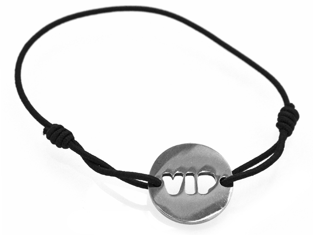 Armband "VIP" mit Edelstahl