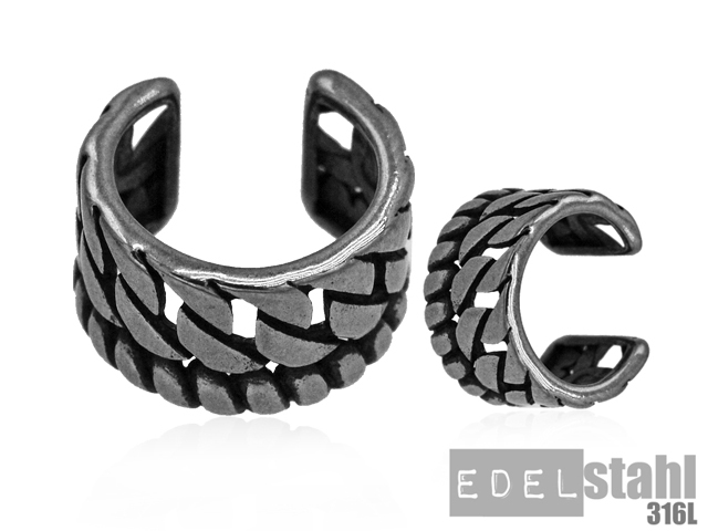 Edelstahl Ear Cuff ( 2 PCS )