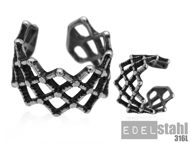 Edelstahl Ear Cuff ( 2 PCS )