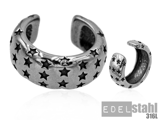 Edelstahl Ear Cuff ( 2 PCS )