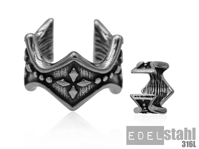 Edelstahl Ear Cuff ( 2 PCS )