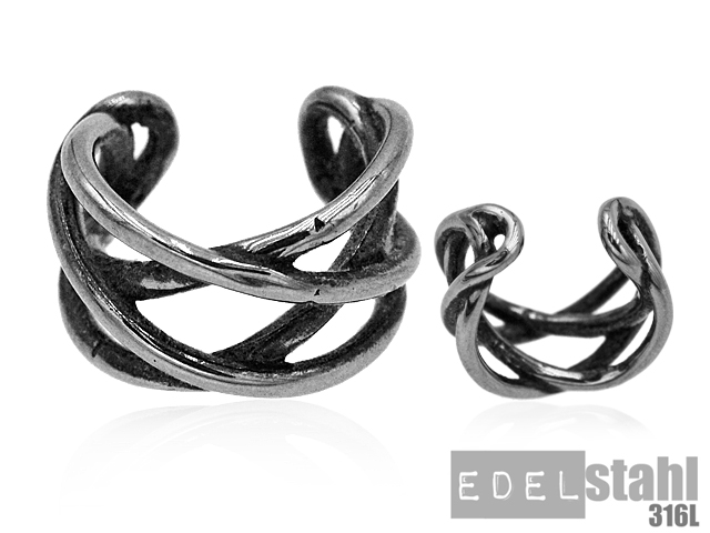 Edelstahl Ear Cuff ( 2 PCS )