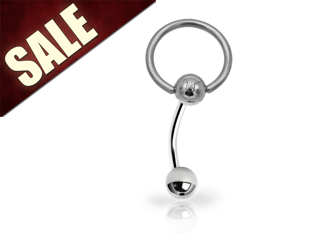 316L CIRCULAR BARBELL WITH MICRO BARBELL