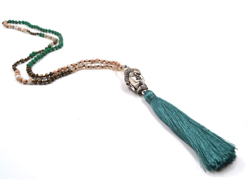 KETTE "BUDDHA" GRÜN