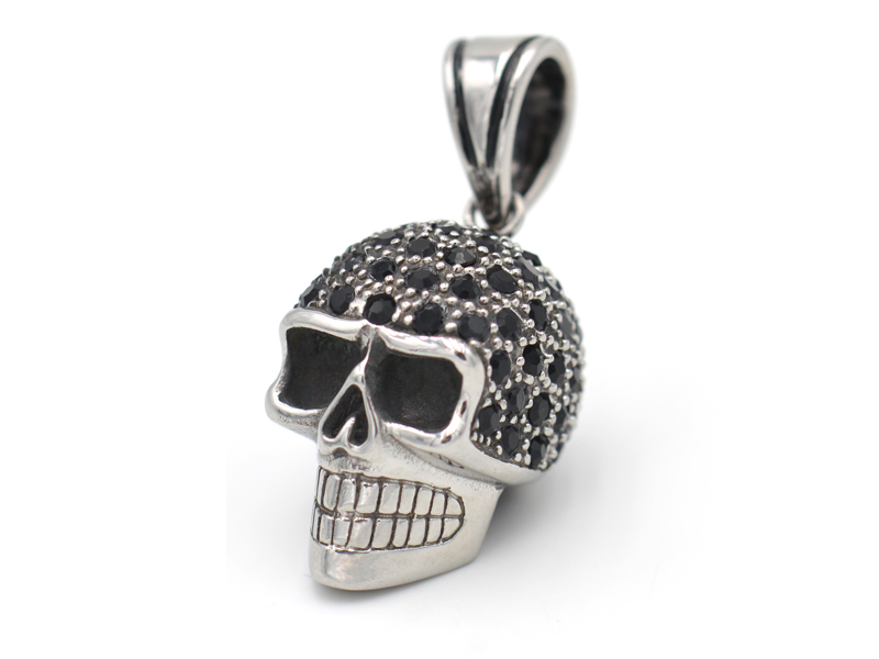 Edelstahlanhänger "Totenkopf"