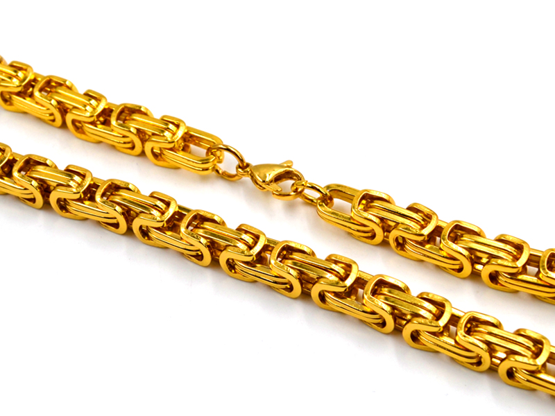 Königskette vergoldet (61cm x 0.8cm)