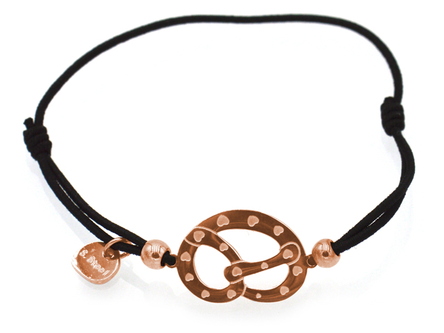 Armband "Brezel" mit Edelstahl