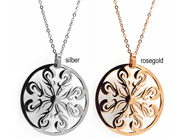 Edelstahlkette 75cm+5cm