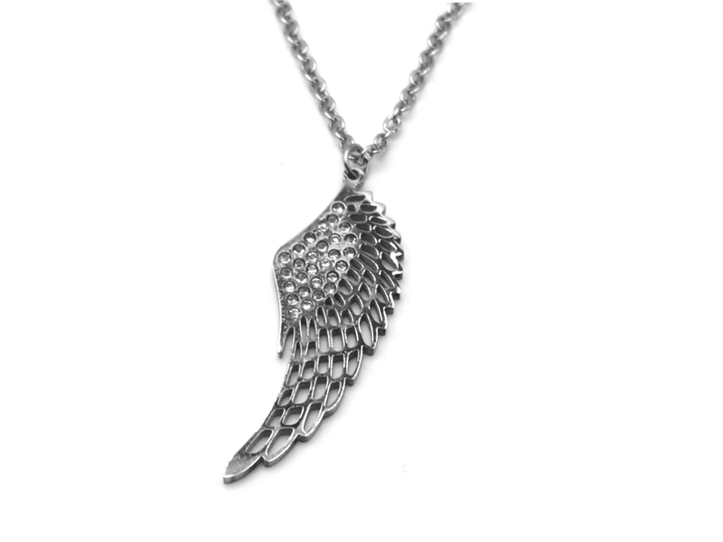 Edelstahlkette Flügel (45cm+5cm)