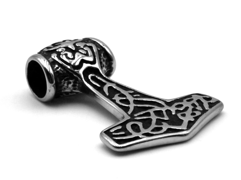 Edelstahlanhänger  "Thors Hammer" (4x3cm)