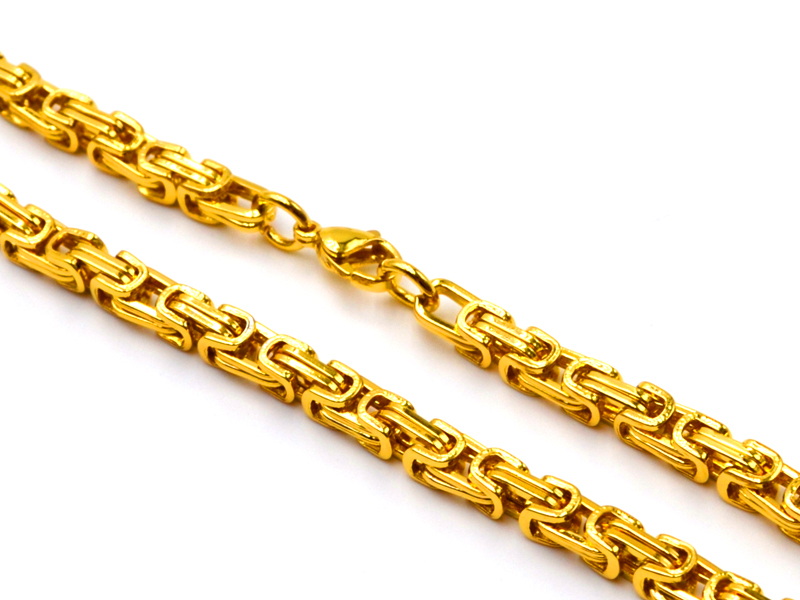 Königskette vergoldet (61cm x 0.4cm)