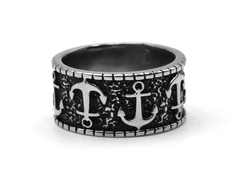 Edelstahlring "Anker"