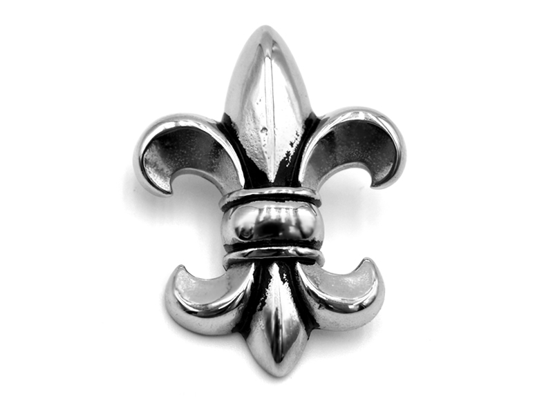 Edelstahlanhänger Lilie