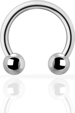 SS316L CIRCULAR BARBELLS