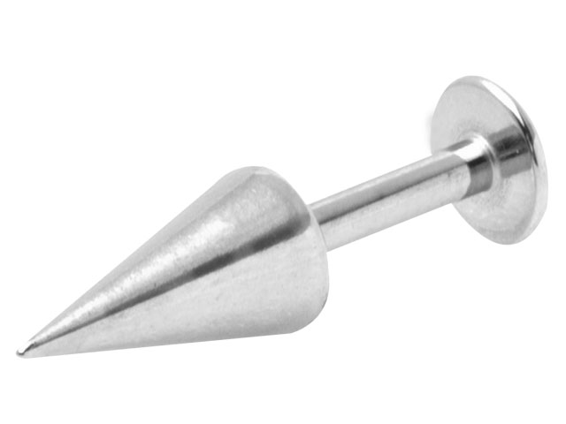 SS316L LABRET W. SPIKE