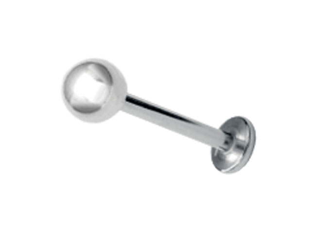 SS316L MICRO LABRET WITH 2MM MICRO BALL