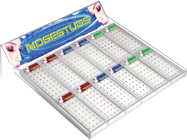 DISPLAY FOR 12 NOSESTUD BOXES