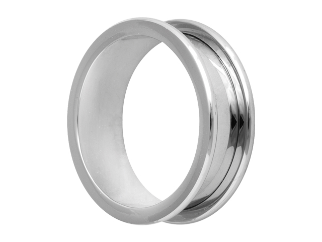 SS316L FLESH TUNNELS (ROUND EDGES)