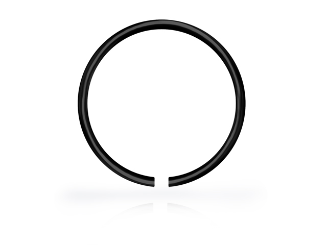 BLACK TITANIUM CONTINOUS RINGS