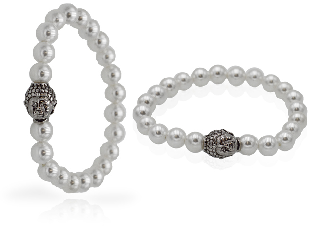Perlenarmband "Buddha"